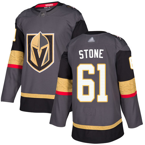 Adidas Golden Knights #61 Mark Stone Grey Home Authentic Stitched NHL Jersey