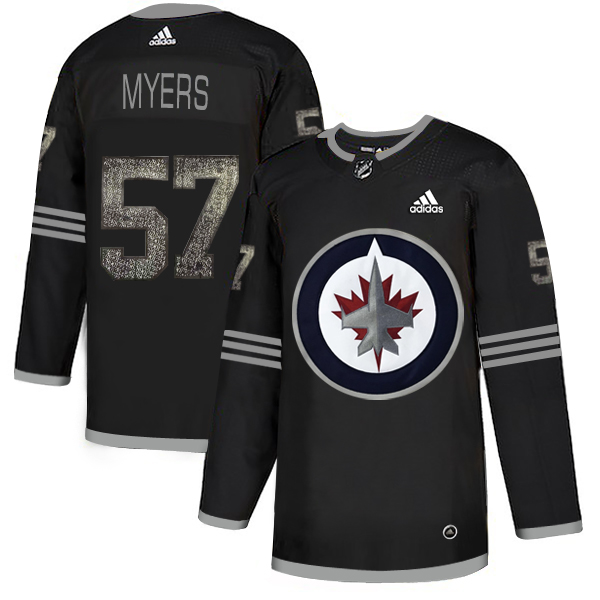 Adidas Jets #57 Tyler Myers Black Authentic Classic Stitched NHL Jersey