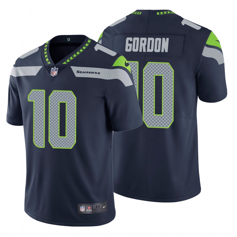 Men's Seattle Seahawks #10 Josh Gordon Navy NFL Vapor Untouchable Limited Stitched Jersey