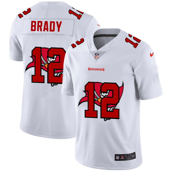 Men's Tampa Bay Buccaneers #12 Tom Brady White NFL Stitched Jersey
