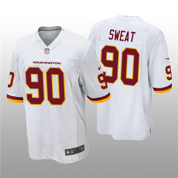 Men's Washington Football Team #90 Montez Sweat White NFL Vapor Untouchable Limited Stitched Jersey