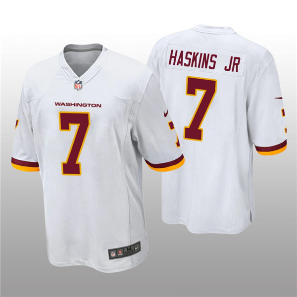 Men's Washington Football Team #7 Dwayne Haskins Jr. White NFL Vapor Untouchable Limited Stitched Jersey