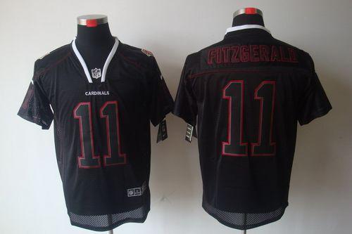 Nike Cardinals #11 Larry Fitzgerald Lights Out Black Men's Stitched NFL Elite Jersey
