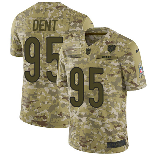 Nike Bears #95 Richard Dent Camo Men's Stitched NFL Limited 2018 Salute To Service Jersey Nike Bears #95 Richard Dent Camo Men's Stitched NFL Limited 2018 Salute To Service Jersey