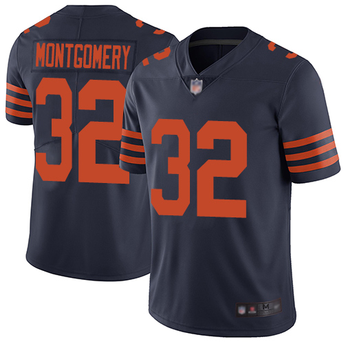 Nike Bears #32 David Montgomery Navy Blue Alternate Men's Stitched NFL Vapor Untouchable Limited Jersey Nike Bears #32 David Montgomery Navy Blue Alternate Men's Stitched NFL Vapor Untouchable Limited Jersey