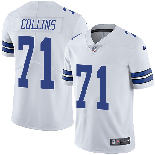 Nike Cowboys #71 La'el Collins White Men's Stitched NFL Vapor Untouchable Limited Jersey