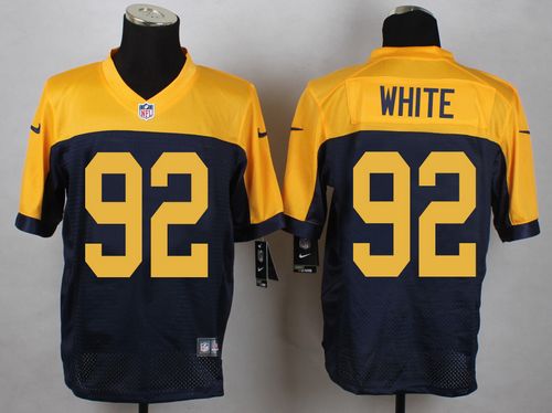 Nike Packers #92 Reggie White Navy Blue Alternate Men's Stitched NFL New Elite Jersey