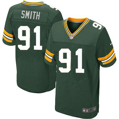 Nike Packers #91 Preston Smith Green Team Color Men's Stitched NFL Elite Jersey