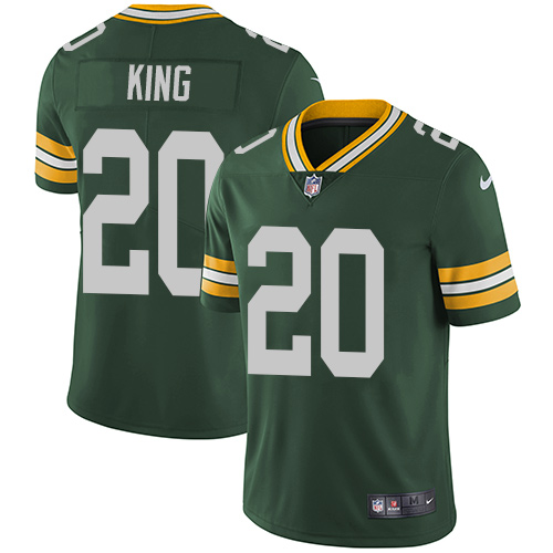 Nike Packers #20 Kevin King Green Team Color Men's Stitched NFL Vapor Untouchable Limited Jersey