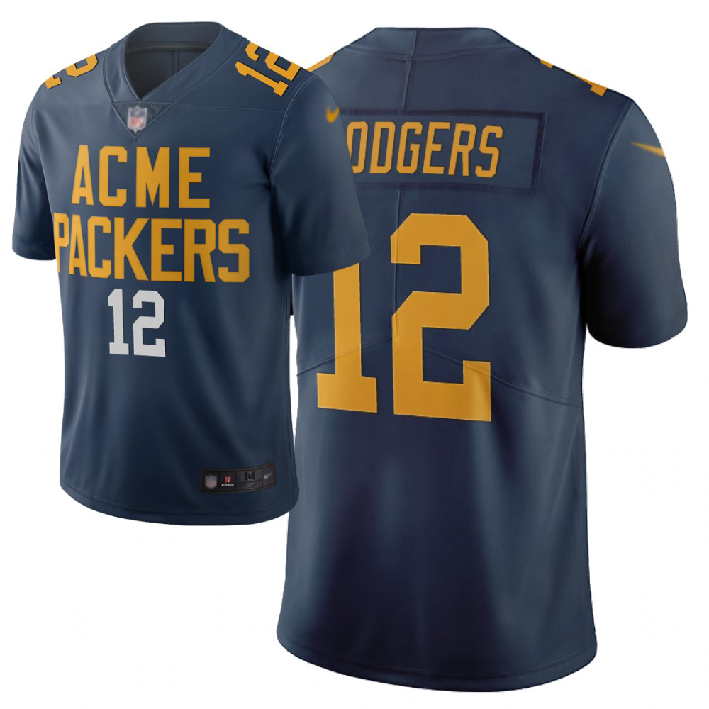 Nike Packers #12 Aaron Rodgers Navy Men's Stitched NFL Limited City Edition Jersey