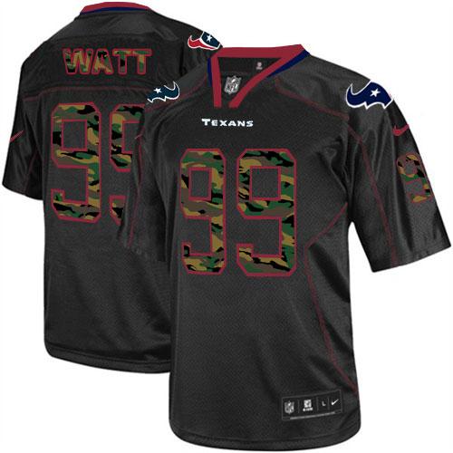 Nike Texans #99 J.J. Watt Black Men's Stitched NFL Elite Camo Fashion Jersey Nike Texans #99 J.J. Watt Black Men's Stitched NFL Elite Camo Fashion Jersey