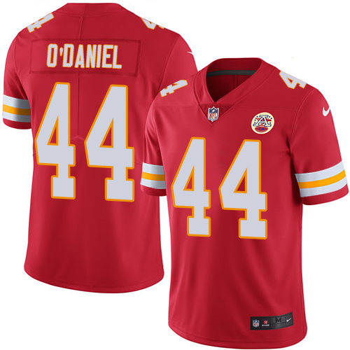 Nike Chiefs #44 Dorian O'Daniel Red Team Color Men's Stitched NFL Vapor Untouchable Limited Jersey