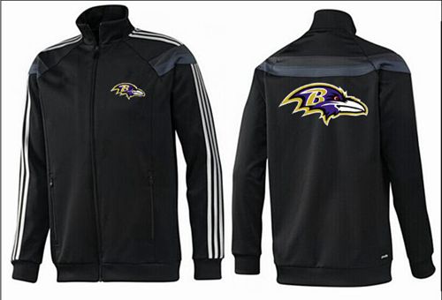 NFL Baltimore Ravens Team Logo Jacket Black_3