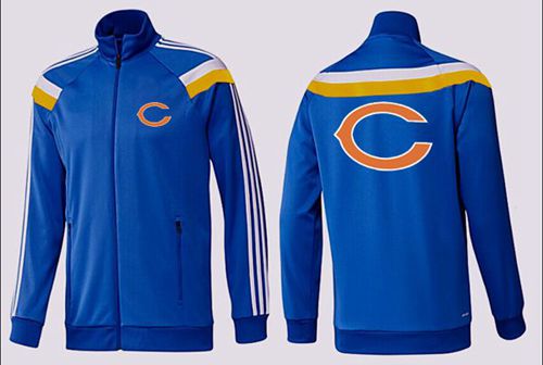 NFL Chicago Bears Team Logo Jacket Blue_2