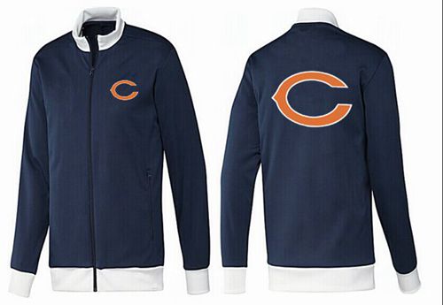 NFL Chicago Bears Team Logo Jacket Dark Blue_1