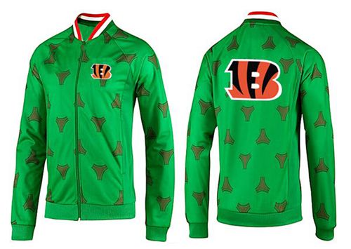 NFL Cincinnati Bengals Team Logo Jacket Green