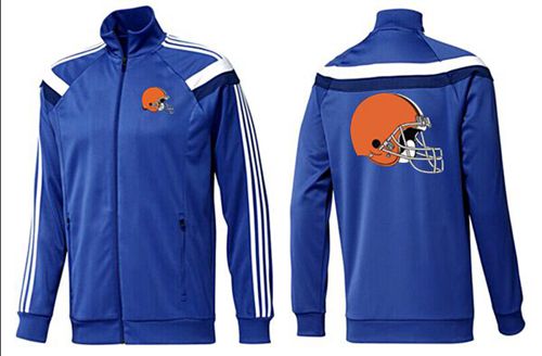 NFL Cleveland Browns Team Logo Jacket Blue_1