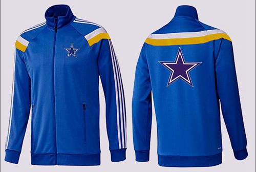 NFL Dallas Cowboys Team Logo Jacket Blue_1