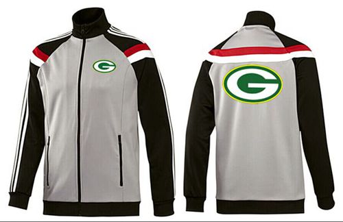 NFL Green Bay Packers Team Logo Jacket Grey