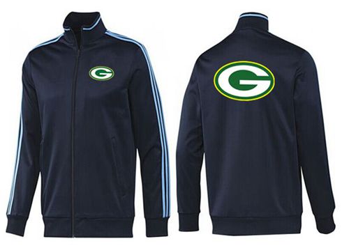 NFL Green Bay Packers Team Logo Jacket Dark Blue