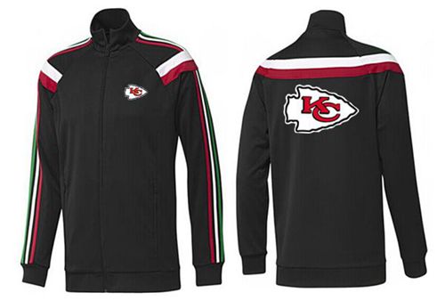 NFL Kansas City Chiefs Team Logo Jacket Black_2