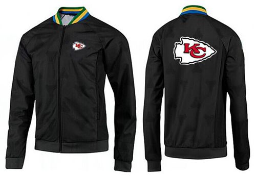 NFL Kansas City Chiefs Team Logo Jacket Black_4