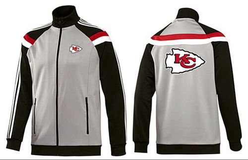 NFL Kansas City Chiefs Team Logo Jacket Grey