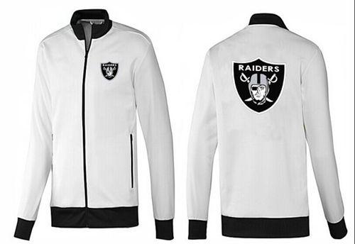 NFL Las Vegas Raiders Team Logo Jacket White_1