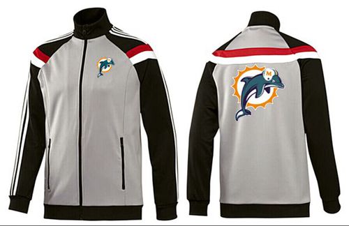 NFL Miami Dolphins Team Logo Jacket Grey