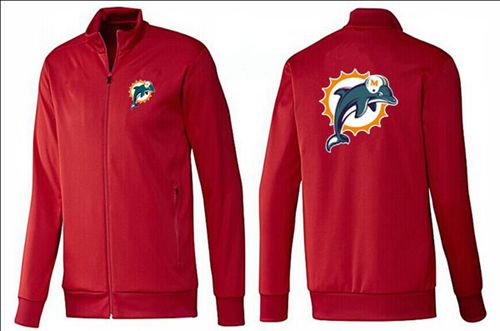 NFL Miami Dolphins Team Logo Jacket Red