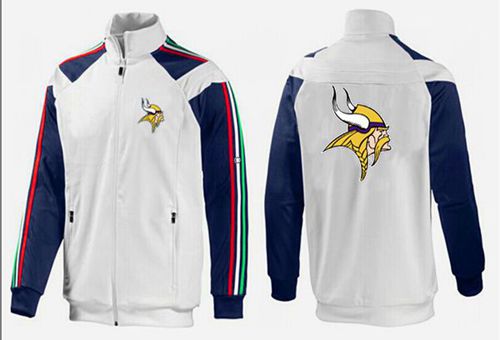 NFL Minnesota Vikings Team Logo Jacket White_2