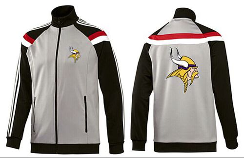 NFL Minnesota Vikings Team Logo Jacket Grey