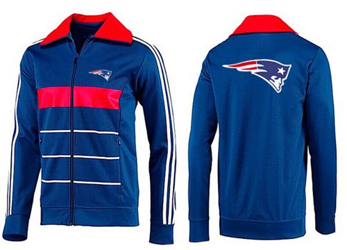 NFL New England Patriots Team Logo Jacket Blue_3 NFL New England Patriots Team Logo Jacket Blue_3