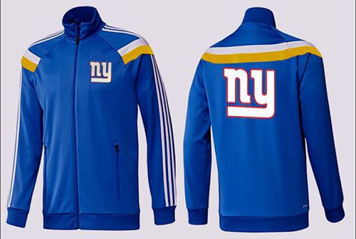 NFL New York Giants Team Logo Jacket Blue_5