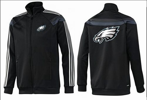 NFL Philadelphia Eagles Team Logo Jacket Black_4