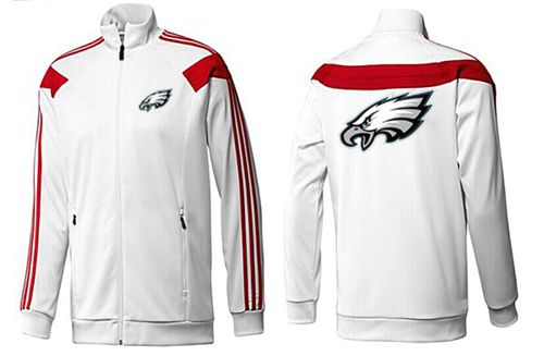 NFL Philadelphia Eagles Team Logo Jacket White_1