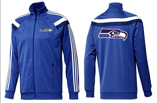 NFL Seattle Seahawks Team Logo Jacket Blue_3