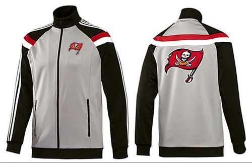 NFL Tampa Bay Buccaneers Team Logo Jacket Grey