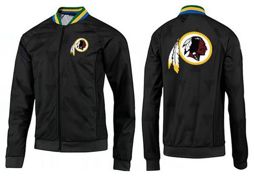 NFL Washington Redskins Team Logo Jacket Black_3