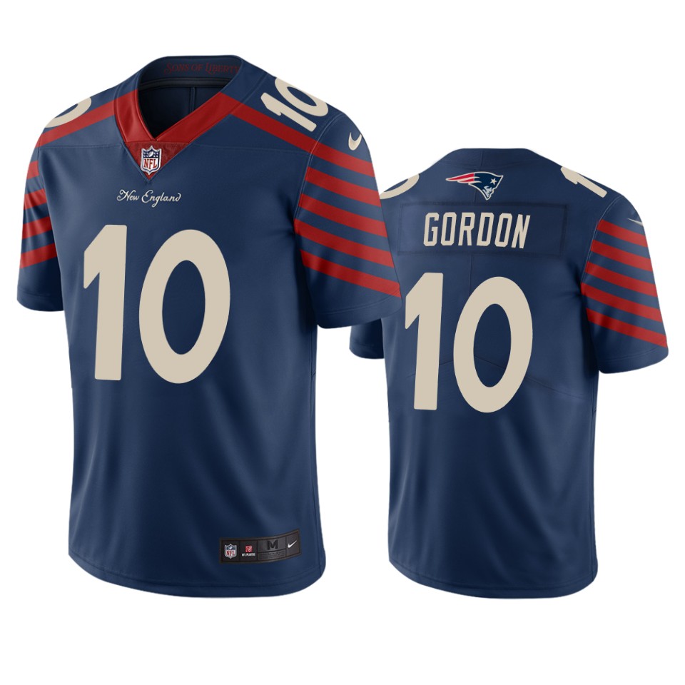 New England Patriots #10 Josh Gordon Navy Vapor Limited City Edition NFL Jersey New England Patriots #10 Josh Gordon Navy Vapor Limited City Edition NFL Jersey