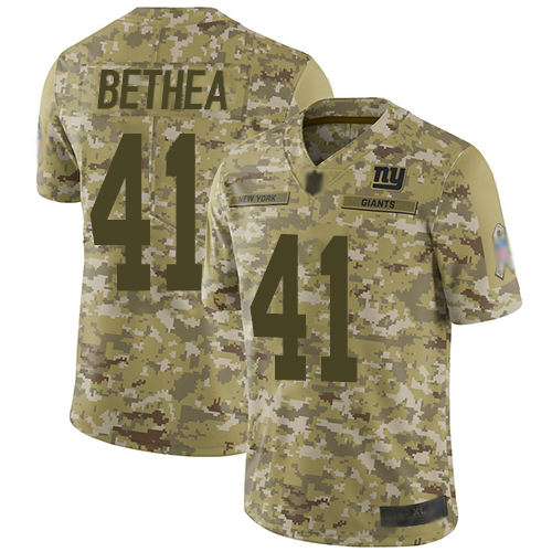 Nike Giants #41 Antoine Bethea Camo Men's Stitched NFL Limited 2018 Salute To Service Jersey Nike Giants #41 Antoine Bethea Camo Men's Stitched NFL Limited 2018 Salute To Service Jersey