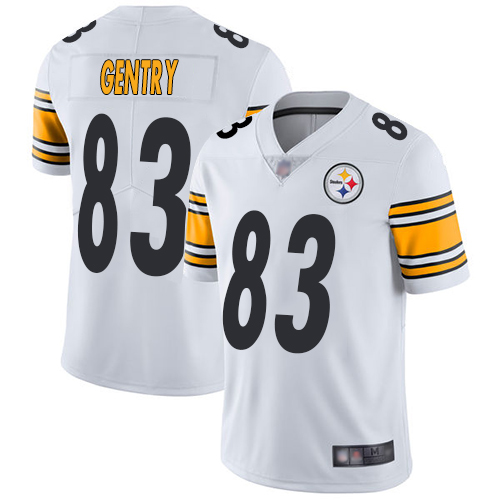 Nike Steelers #83 Zach Gentry White Men's Stitched NFL Vapor Untouchable Limited Jersey