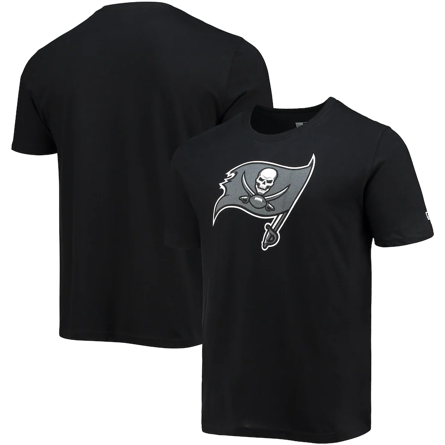 Men's Tampa Bay Buccaneers Black New Era Team Logo T-Shirt