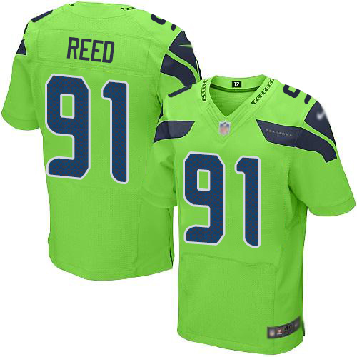 Nike Seahawks #91 Jarran Reed Green Men's Stitched NFL Elite Rush Jersey Nike Seahawks #91 Jarran Reed Green Men's Stitched NFL Elite Rush Jersey