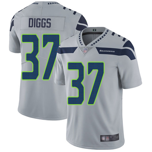 Nike Seahawks #37 Quandre Diggs Grey Alternate Men's Stitched NFL Vapor Untouchable Limited Jersey