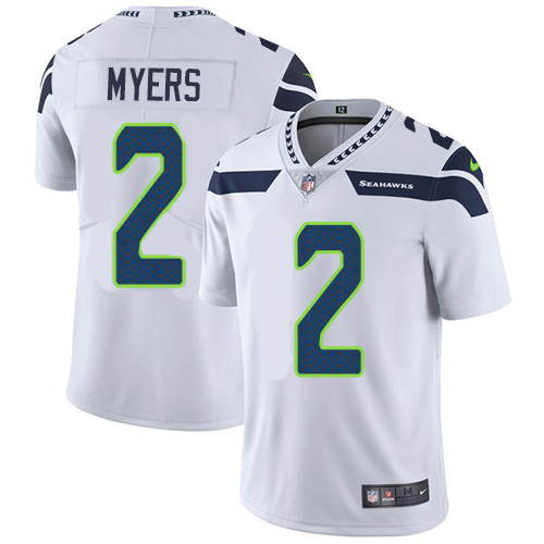 Nike Seahawks #2 Jason Myers White Men's Stitched NFL Vapor Untouchable Limited Jersey