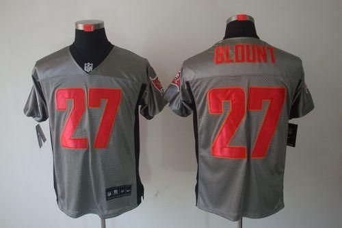 Nike Buccaneers #27 LeGarrette Blount Grey Shadow Men's Stitched NFL Elite Jersey