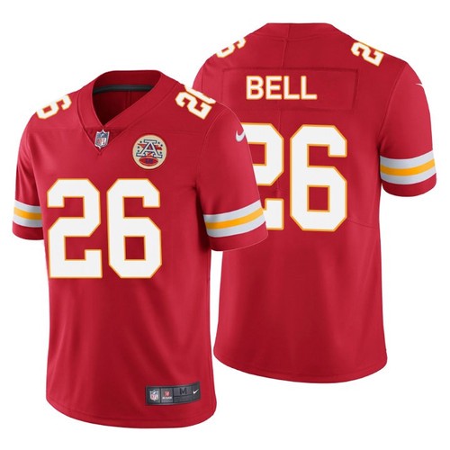 Men's Kansas City Chiefs #26 Le'Veon Bell Red NFL Vapor Untouchable Limited Stitched Jersey