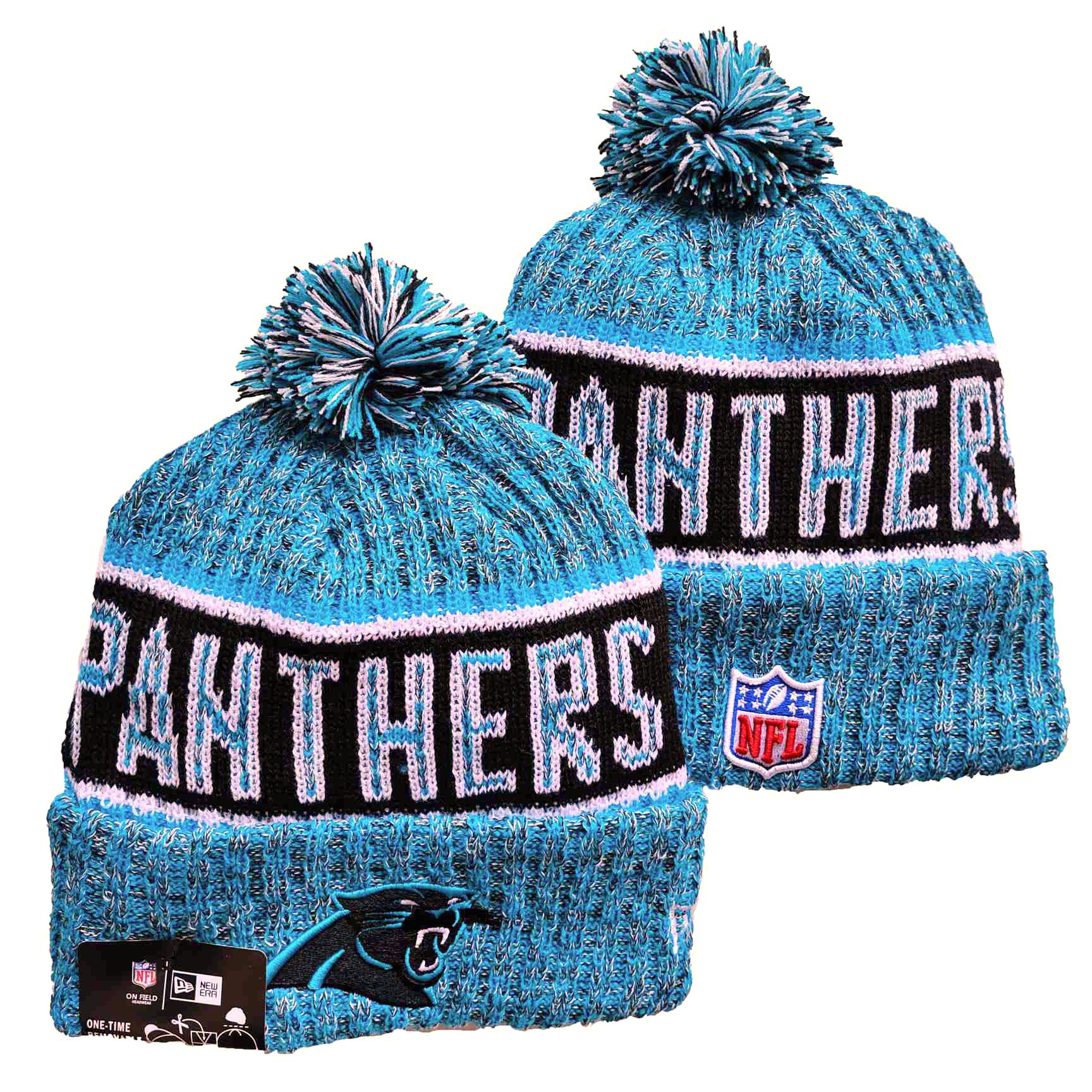 Carolina Panthers Knit Hats 032