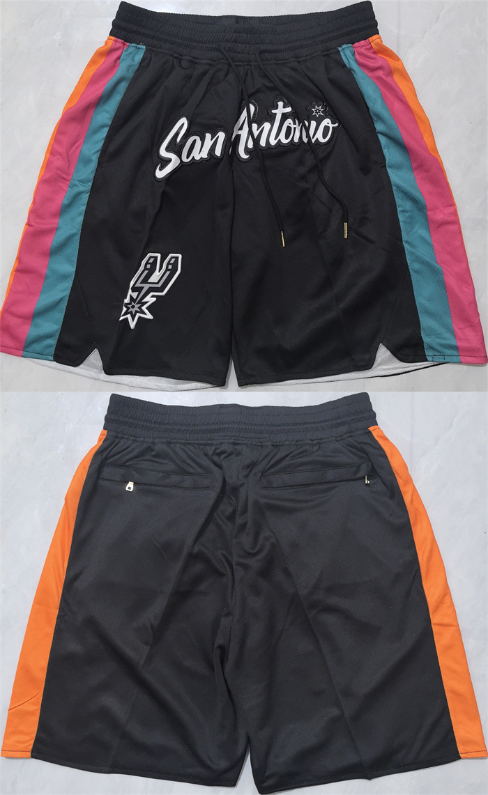 Men's San Antonio Spurs Black Shorts (Run Small) Men's San Antonio Spurs Black Shorts (Run Small)